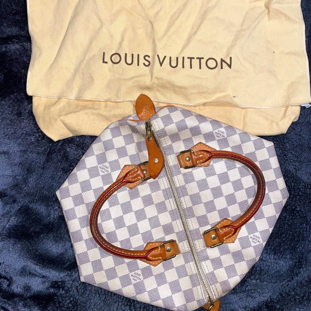 Louis Vuitton Speedy 30 Damier Azur